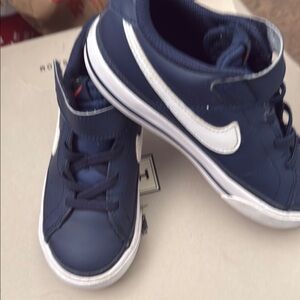 Nike Blue and White Classic Sneakers
